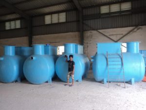 Công Trình Giá Bể Composite Nuôi Cá Huyện Quốc Oai