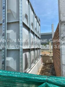 DỰ ÁN BỒN LẮP GHÉP GRP CHO NHÀ MÁY FORD MOTOR TẠI PURSAT, CAMPUCHIA